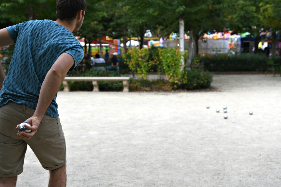 Playing Pétanque is a great thing to do if you are wondering what to do in Spring in Paris