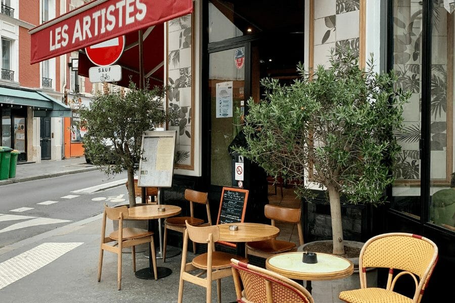 Café with outside ouside