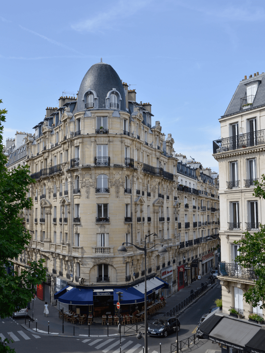 View from the Coulée Verte Paris