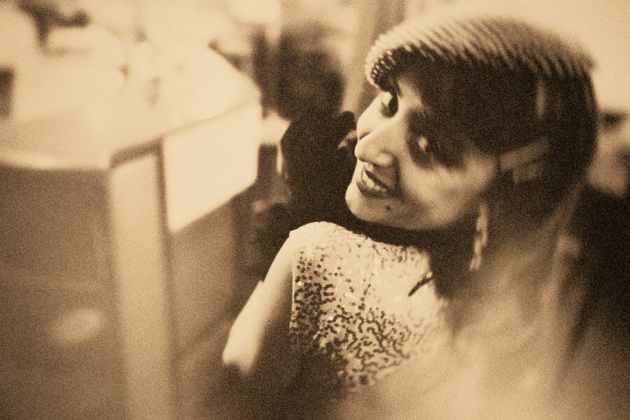 Cabarets are having a long tradition in Paris. Woman in the 20's in paris