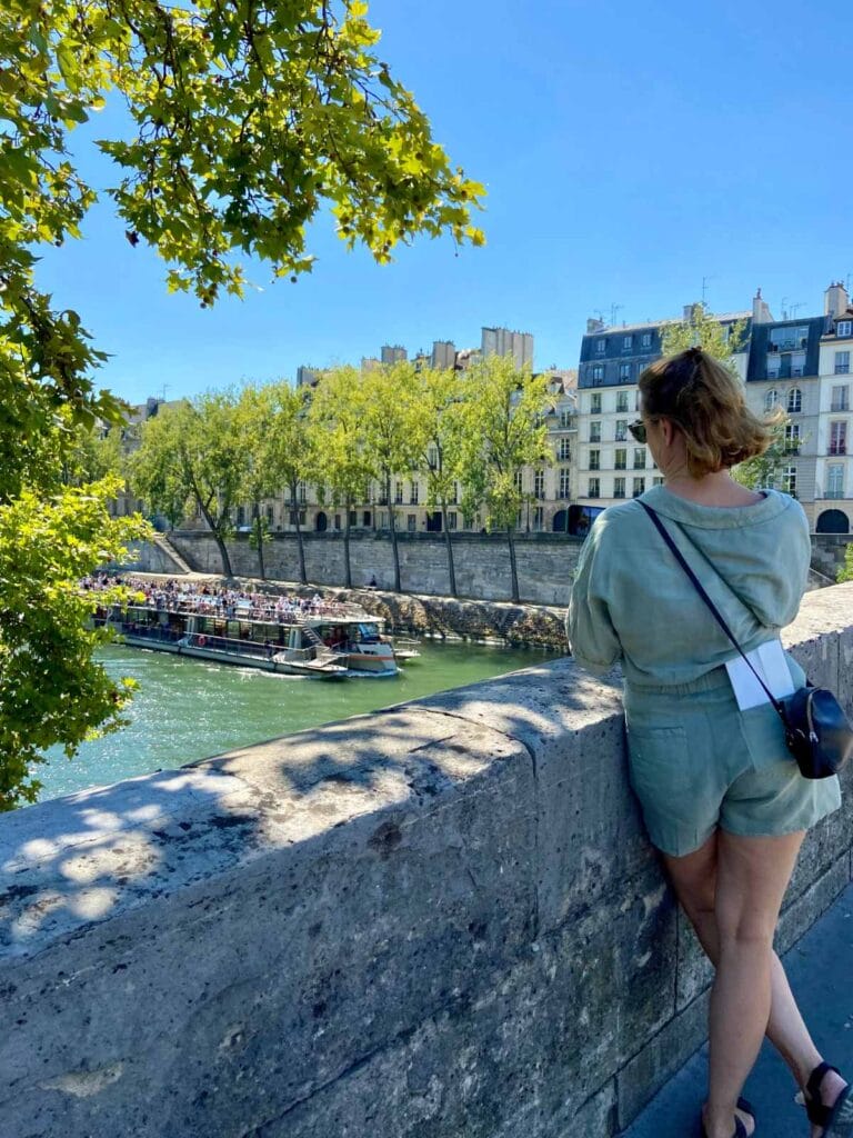 July in Paris can be very hot
