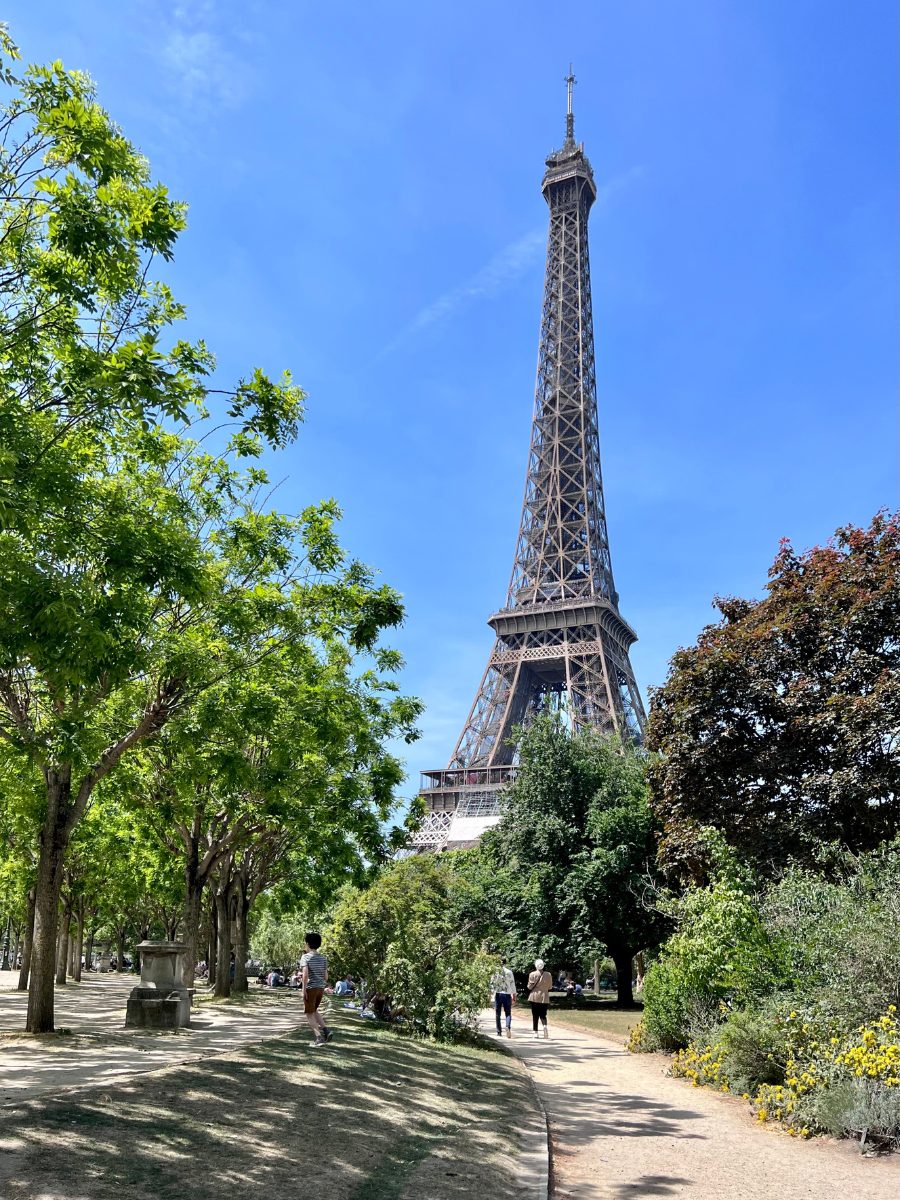 Champs de Mars with the Eiffel Tower