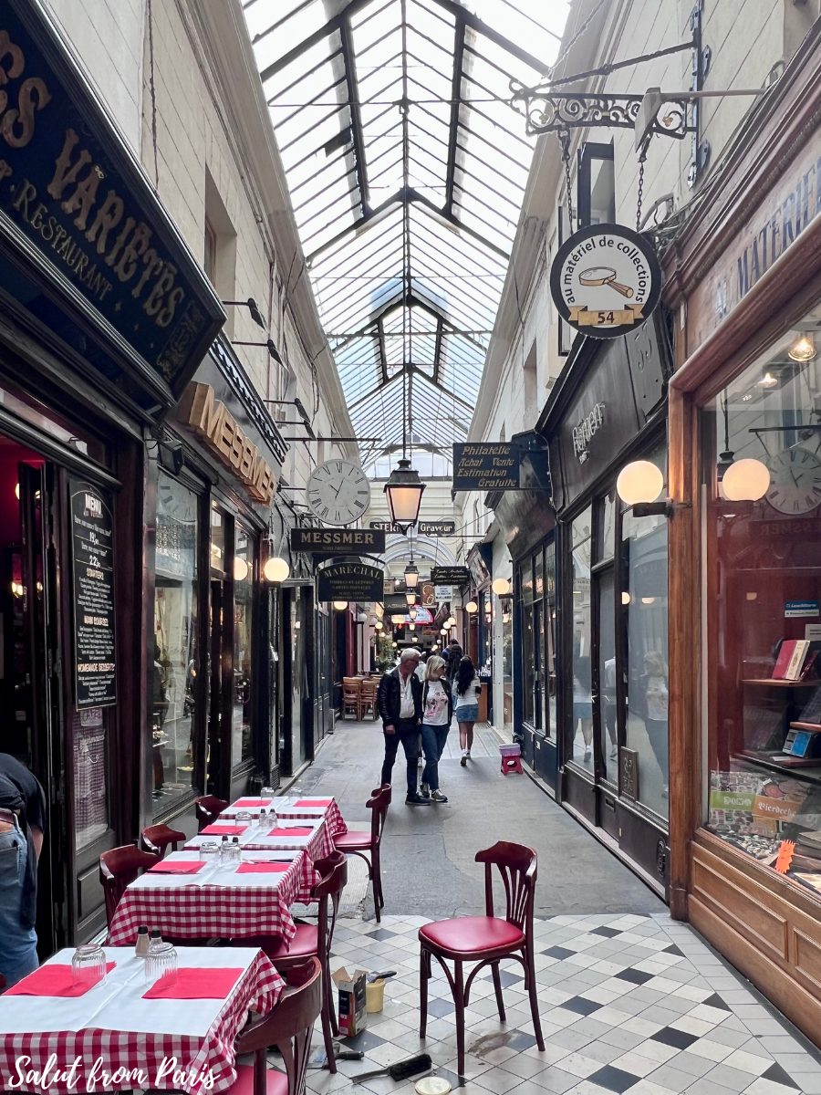 Paris Arcades are good for shipping and dining