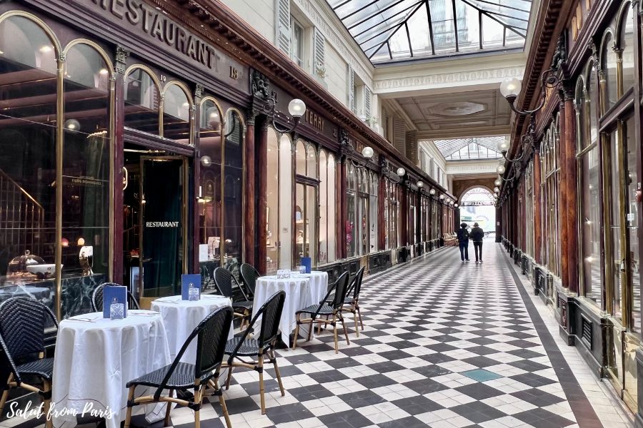 Covered Passages in Paris often host expensive stores like the Passage Vero Dodat