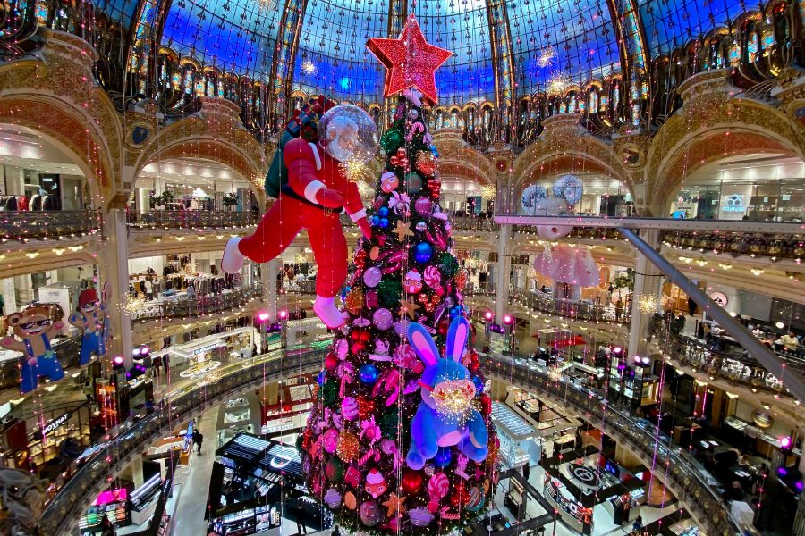 November in Paris when the Christmas decorations get revealed