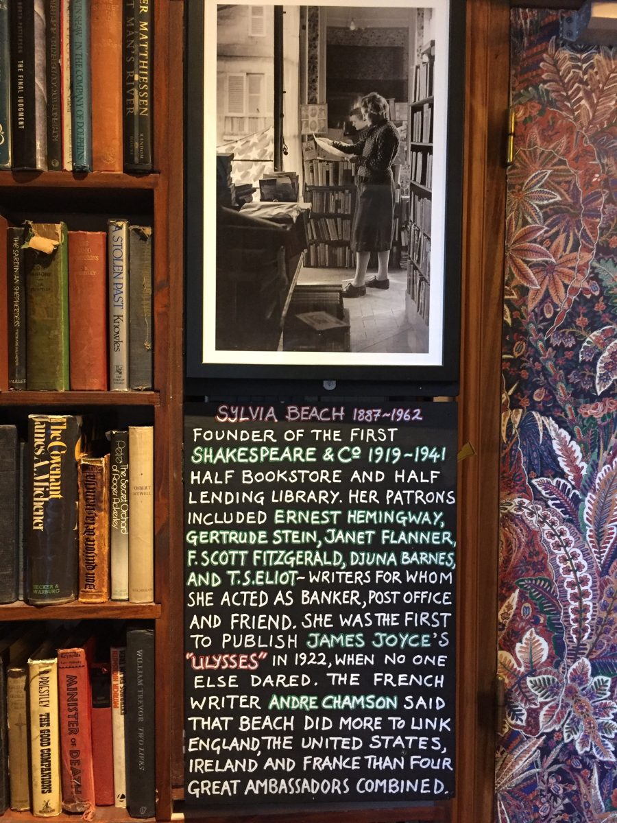 Sylvia Beach, the founder of one of the first english bookstores Paris - Shakespearea & Company