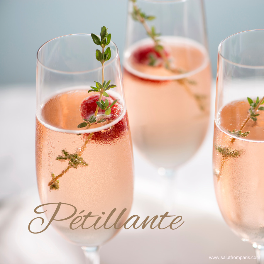 one word captions in french - petillante