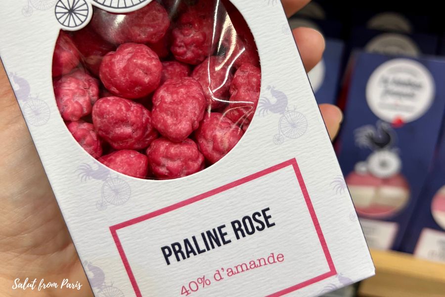 Praline Rose as a souvenir from france