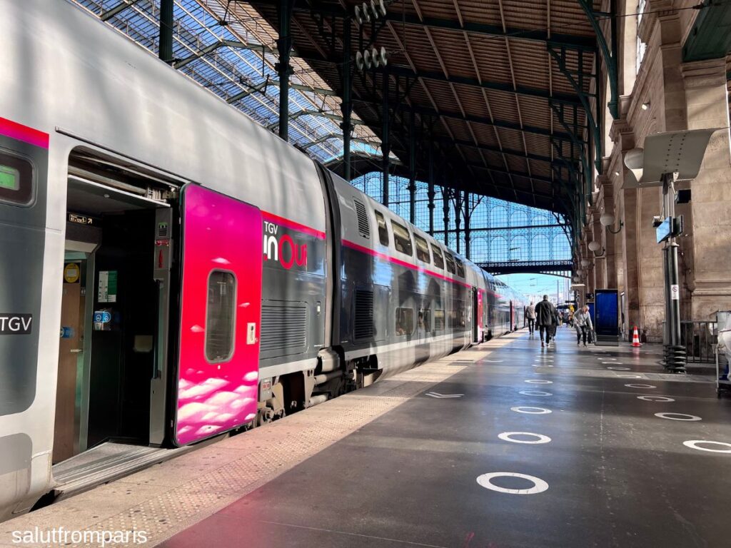 you take Day Trips from Paris by train usually with the French high speed train TGV