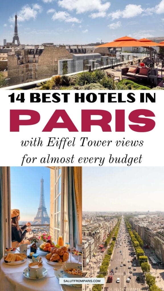 Budget hotels in Paris with Eiffel Tower views