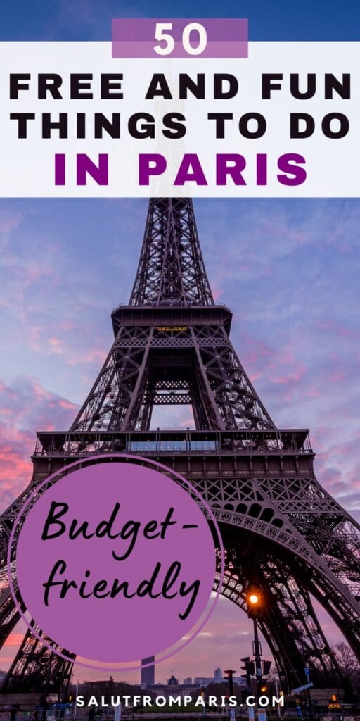 Paris for free-pin