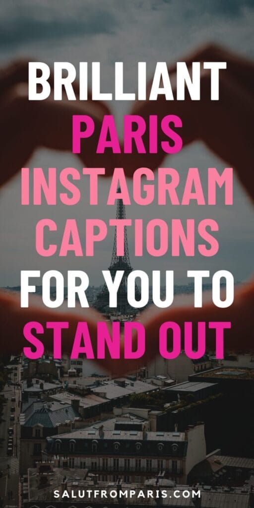 Paris Instagram Caption Pinterest Pin