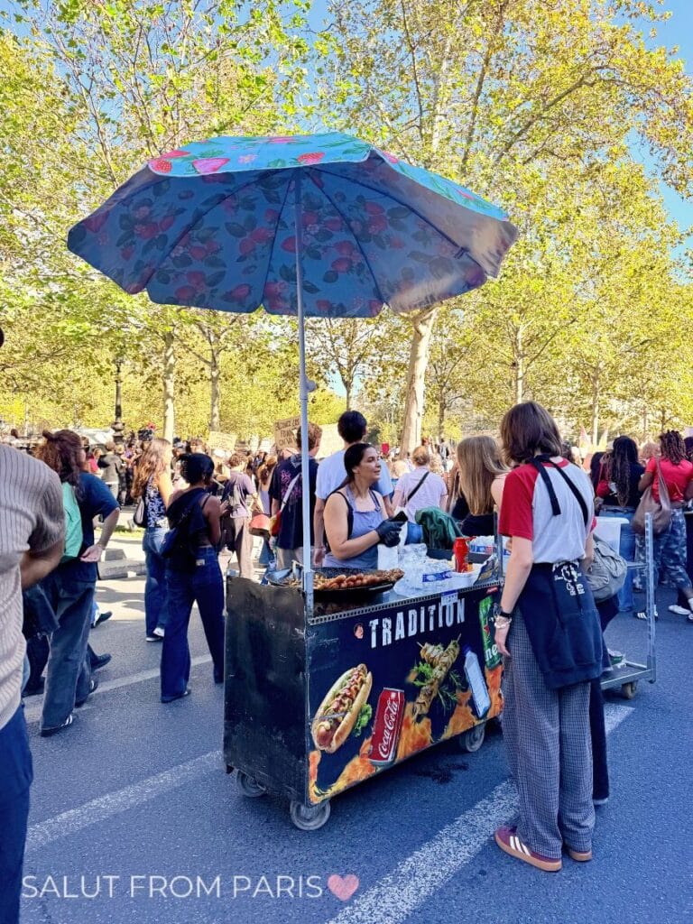 Food stall on Place de la République