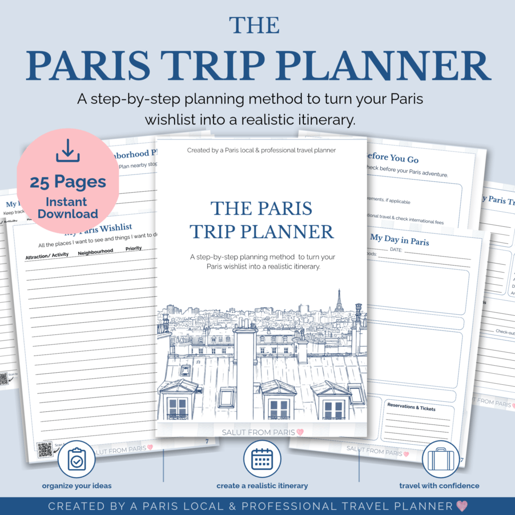 Paris Planner and several pages to show what this planner s about.